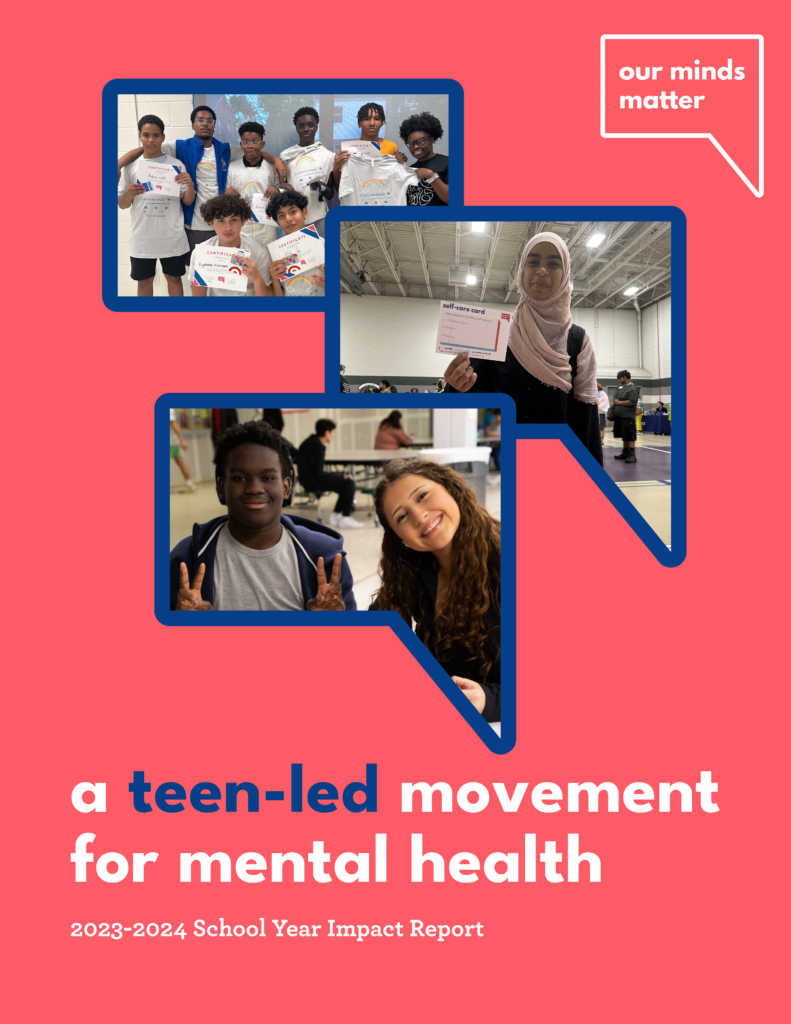 2023-24 Impact Report - our minds matter