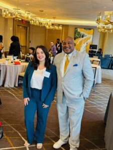 Rachel and APAF Executive Director Rawle Andrews Jr., Esq.